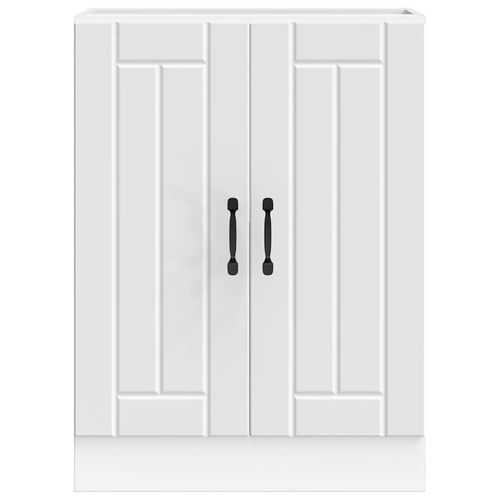 Szafka pod zlewozmywak „Lucca” z białego drewna klejonego na Arena.pl