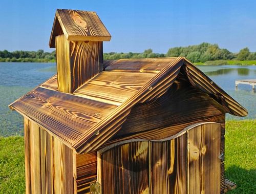 WĘDZARNIA DREWNIANA DOMOWA OGRODOWA WĘDZARNIK PALENISKO RURY GOTOWY ZESTAW na Arena.pl