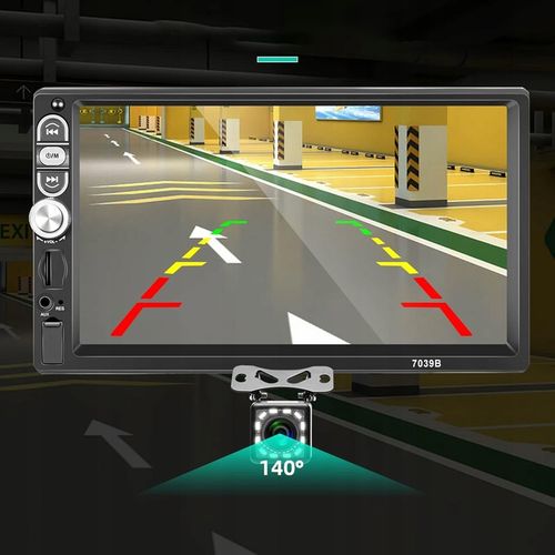 RADIO SAMOCHODOWE BLUETOOTH WYŚWIETLACZ 7"KAMERA COFANIA ZESTAW UNIWERSALNY na Arena.pl