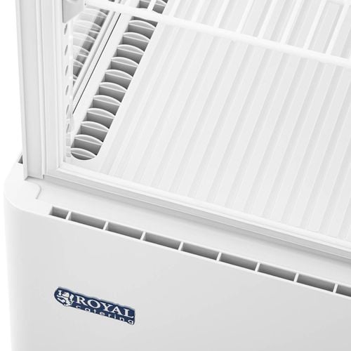 Witryna chłodnicza ekspozycyjna przeszklona 3 poziomy 58 l - biała na Arena.pl