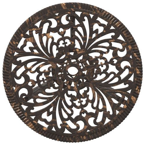 Zestaw bistro ogrodowy 3-częściowy z brązowego aluminiowego odlewu na Arena.pl