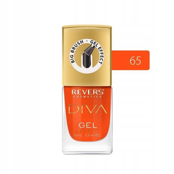 r nail polish diva gel effect 065 tips zdjęcie 1