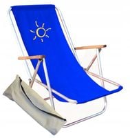 LEŻAK PLAŻOWY SKŁADANY DO TORBY ALUMINIOWY 2,0 kg