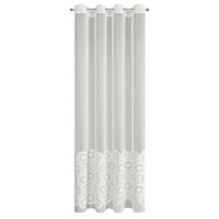 Firana gotowa Liza 140x250 naturalna aplikacja przelotki