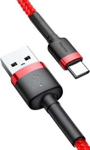 KABEL USB-C BASEUS CAFULE 3A 0.5M CZERWONY na Arena.pl