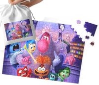 PUZZLE - W Głowie Się Nie Mieści WZORY Z BAJEK PREZENT 252el + WORECZEK