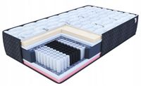 MATERAC PREMIUM COMFORTOWY 90x200 25 LATEKS PERFOROWANY VISCO MULTIPOCKET