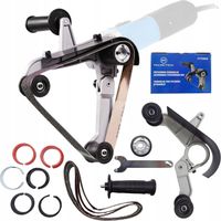 PRZYSTAWKA SZLIFIERKI DO SZLIFOWANIA POLEROWANIA SPAWÓW RUR PILNIK TAŚMOWY