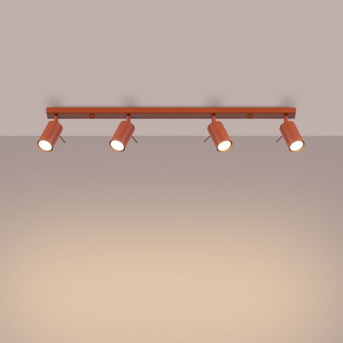 Plafon RING 4L ochra czerwona na Arena.pl