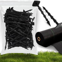 KOTWY SZPILKI KOŁKI DO AGROWŁÓKNINY AGROTKANINY MOCOWANIA 100 SZT