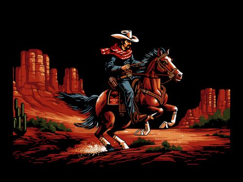 Plakat 18x13cm Galop przez Prerię na Arena.pl