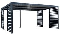 CarPort PREMIUM wiata samochodowa 6x5,5 dodatkowa zabudowa ID1179