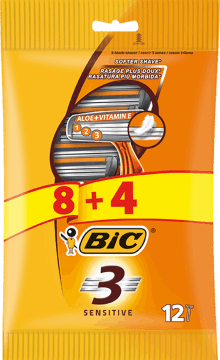 BIC 3 Sensitive 12 szt. na Arena.pl