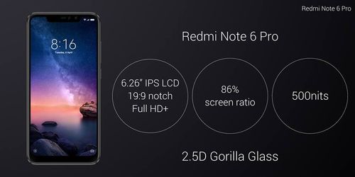Xiaomi Redmi Note 6 PRO 32/3GB Black EU na Arena.pl