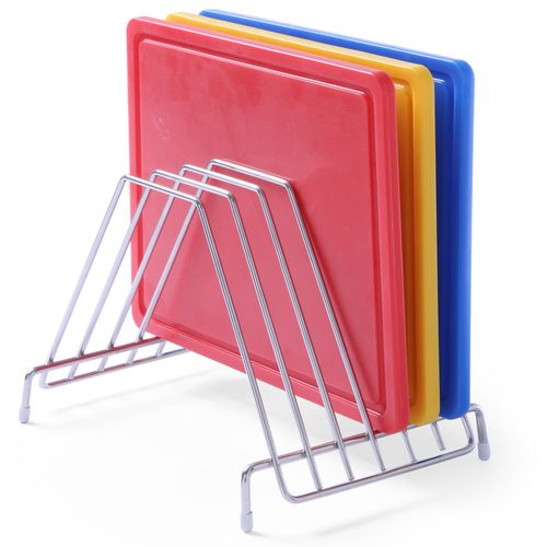 Stojak na deski do krojenia stal nierdzewna - 6 desek - Hendi 826201 na Arena.pl