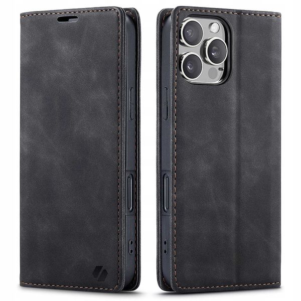 Spacecase Wallet Iphone 16 Pro Max Black zdjęcie 5