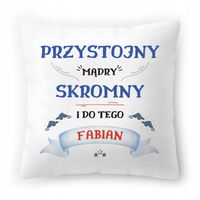 Poduszka Dla Fabiana Na Urodziny Imieniny Prezent Z Nadrukiem Ze Zdjęciem