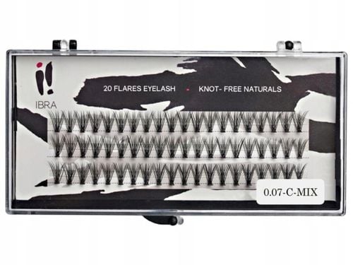 Ibra Kępki sztucznych rzęs DOUBLE 0.07/C/MIX na Arena.pl