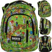 BACKUP PLECAK SZKOLNY MŁODZIEŻOWY DLA CHŁOPCA FANA MINECRAFT GAMER