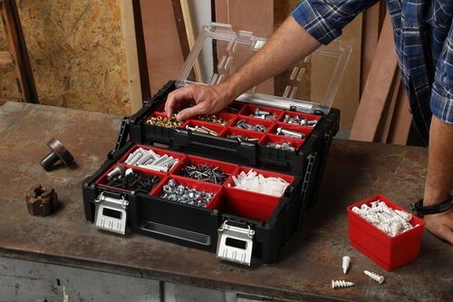 Skrzynka KETER Organizer na Kołki Wkręty Śruby Nakrętki Przynęty na Arena.pl