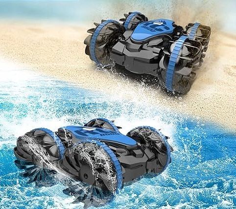 SAMOCHÓD STEROWANY RĘKĄ GESTAMI PŁYWAJĄCY AUTO AMFIBIA JEŻDZI PO WODZIE zdjęcie 3