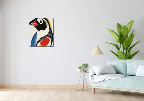 Obraz 50x60cm Portret Ptaka na Arena.pl