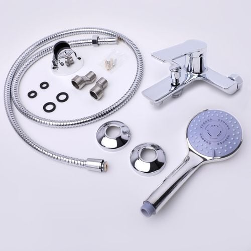 Bateria wannowa z prysznicem i wężem ścienna kran do wanny prysznic na Arena.pl