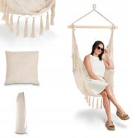 KOKON KRZESŁO BRAZYLIJSKIE Wiszące HUŚTAWKA Bujany Ogrodowy PODUSZKI Tadar
