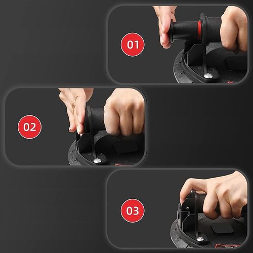 2x UCHWYT PRZYSSAWKA Z MANOMETR POMPKĄ DO GLAZURY PŁYTEK 300KG MECHANICZNA na Arena.pl