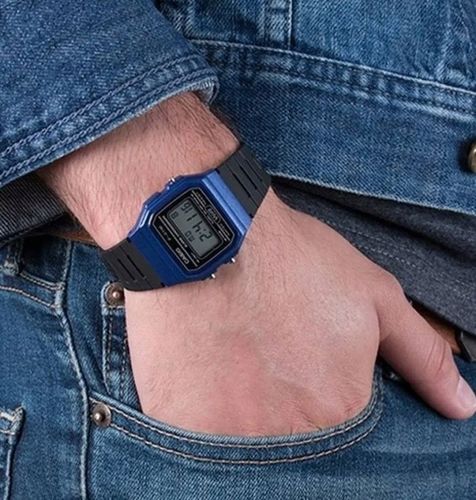 CYFROWY KLASYK ZEGAREK CASIO F-91WM-2A W RETRO STYLU LED ALARM DATA +BOX na Arena.pl