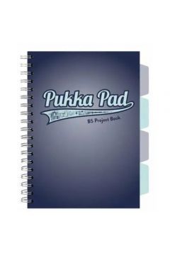 KOŁOZESZYT B5 100 # PUKKA PROJECT BOOK NAVY zdjęcie 1