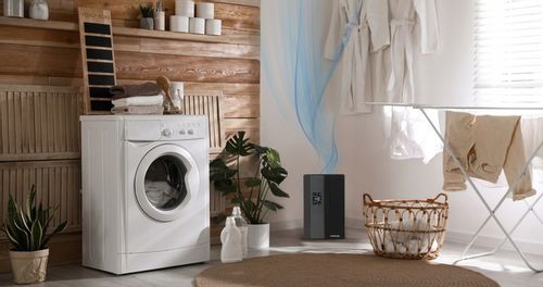 DUŻY OSUSZACZ POWIETRZA POCHŁANIACZ WILGOCI Z PILOTEM LAMPA UV KREXUS na Arena.pl