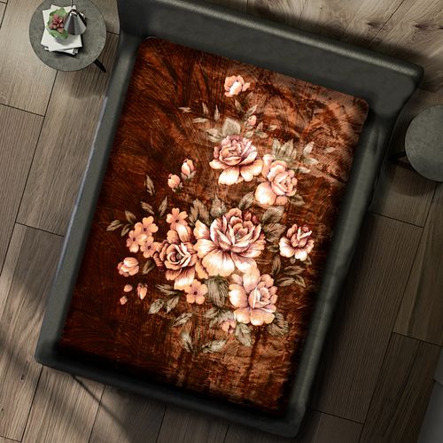 Gruby Koc Akrylowy 160X210 Bukiet 18793 na Arena.pl