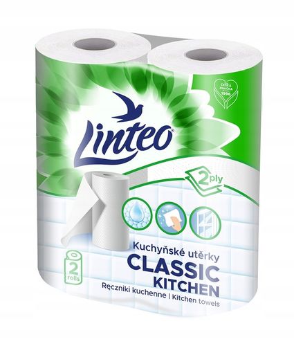 Ręcznik papierowy celuloza Linteo biały 12x2 szt na Arena.pl