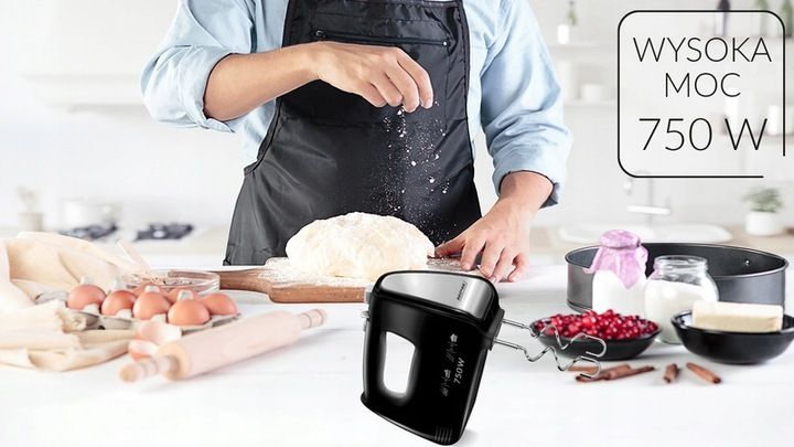 Mikser ręczny MPM MMR-19C CZARNY 750W zdjęcie 5