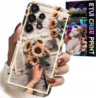 ETUI DO SAMSUNG GALAXY A13 4G - KWIATISTY WZÓR SŁONECZNIK SŁONECZNIKI