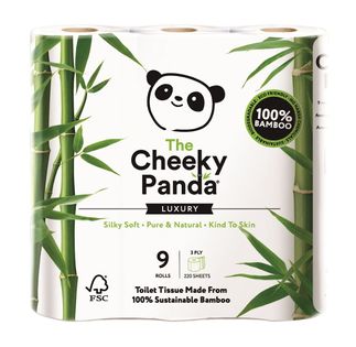 Papier toaletowy bambusowy trzywarstwowy 9 rolek - cheeky panda