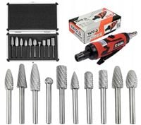 SZLIFIERKA PROSTA PNEUMATYCZNA MAŁA YATO + FREZY