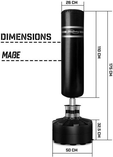 PHYSONIC Wolnostojący worek bokserski, 175 cm na Arena.pl