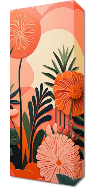 Obraz 20x50cm Koralowy Ogród zdjęcie 1
