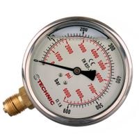 manometr gliceryn. yt100gl-1/2" 0-600 bar 100mm dolny gwint