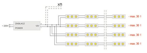 Zasilacz LED Modułowy SLIM Do Taśm LED Transformator 40A 500W 12V na Arena.pl