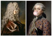 Zestaw dwóch plakatów guma włosy 40x50 cm