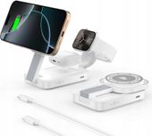 COCIVIVRE 3w1 składana stacja ładowania iPhone 15W biała