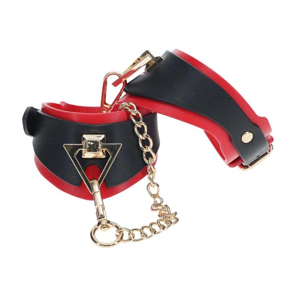 Milan Collection - Handcuffs - Black/Red zdjęcie 1