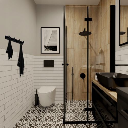 WIESZAK NA UBRANIA DO PRZEDPOKOJU ŚCIENNY CZARNY LOFT LISTWA Z 4 na Arena.pl