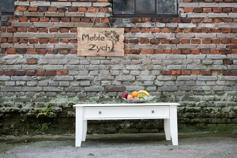 ŁAWA BELLUNO BIAŁA DREWNO SOSNOWE PL006B zdjęcie 2