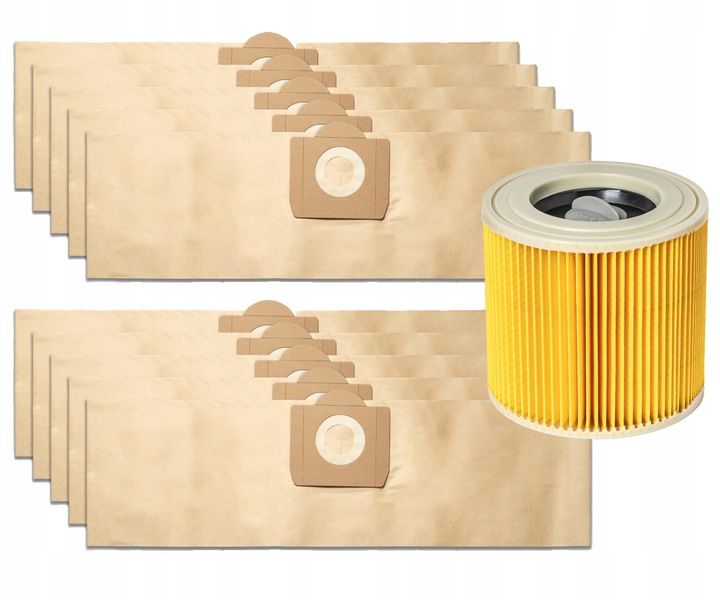 10x WORKI FILTR DO ODKURZACZA KARCHER WD3 200 MV3 zdjęcie 2