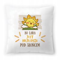 Poduszka Dla Lary Na Urodziny Imieniny Prezent Z Nadrukiem Ze Zdjęciem