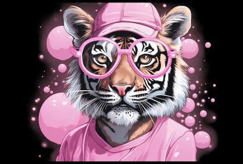 Plakat 91,5x61cm Ludzki Tygrys na Arena.pl